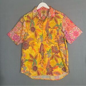 Johnny Was Swim Shirt Men Small Kaleida Cover Up Floral Resort
Beach Cruise Boho